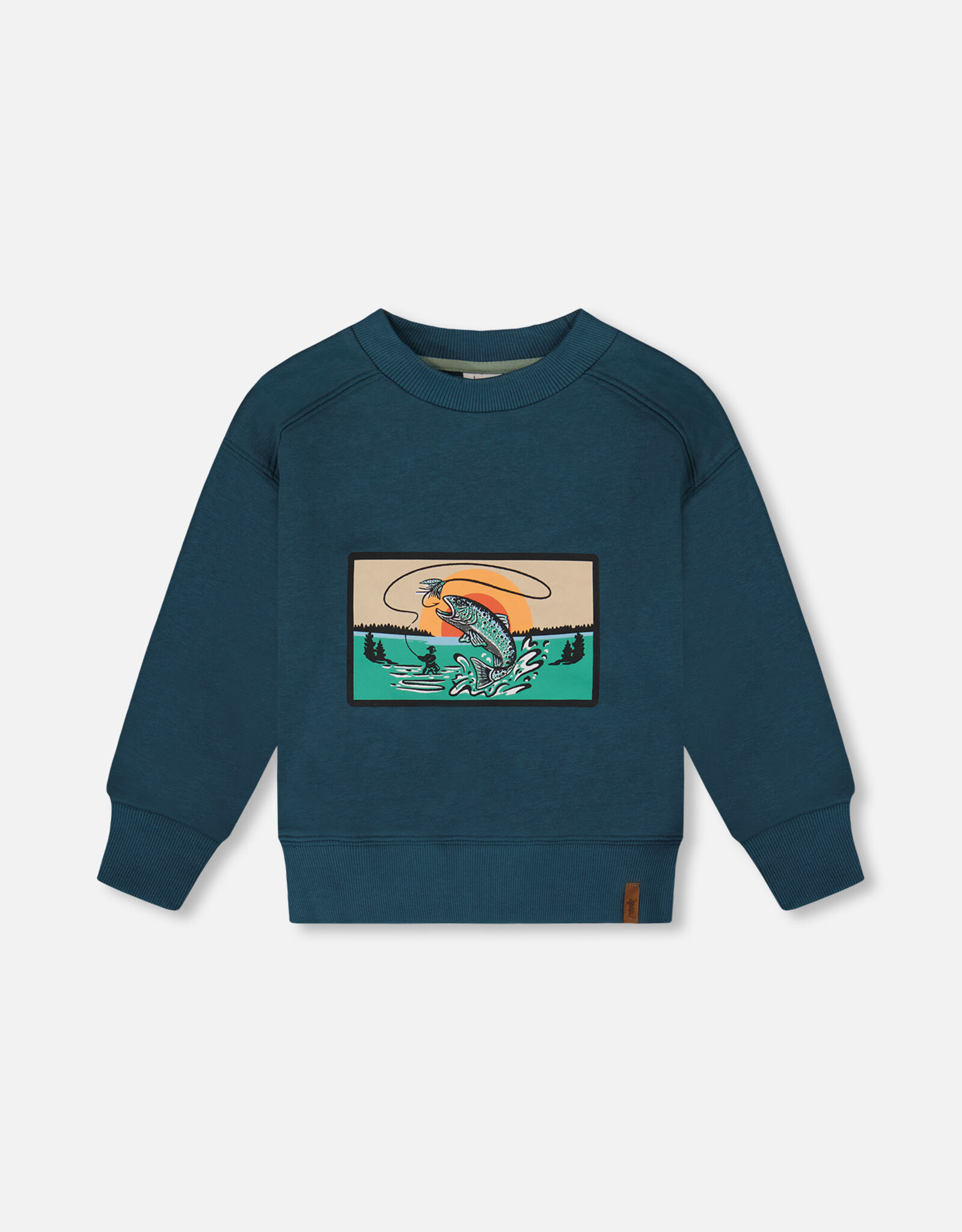 Deux Par Deux Going Fishing Terry Sweatshirt