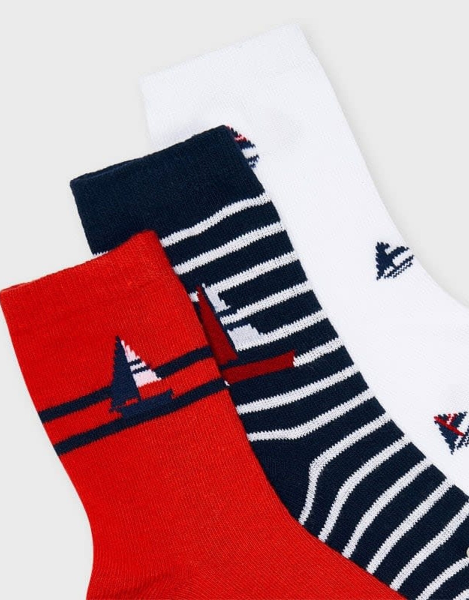 Mayoral Socks 3 Pairs - Red