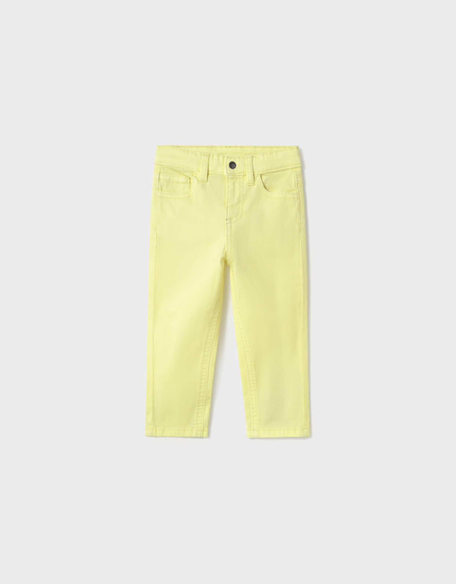 Mayoral Sorbet Yellow Slim Fit Pants