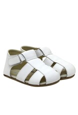 Robeez White Lacey First Kick Sandals