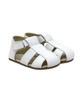 Robeez White Lacey First Kick Sandals