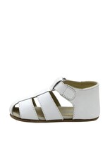 Robeez White Lacey First Kick Sandals