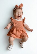 Robeez White Lacey First Kick Sandals