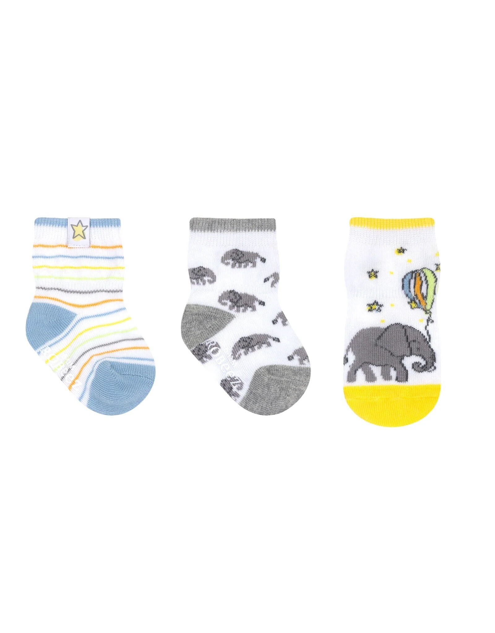 Robeez Up and Away 3-Pack Baby Socks