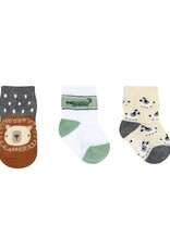 Robeez On a Safari 3-Pack Baby Socks