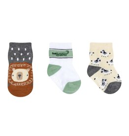 Robeez On a Safari 3-Pack Baby Socks