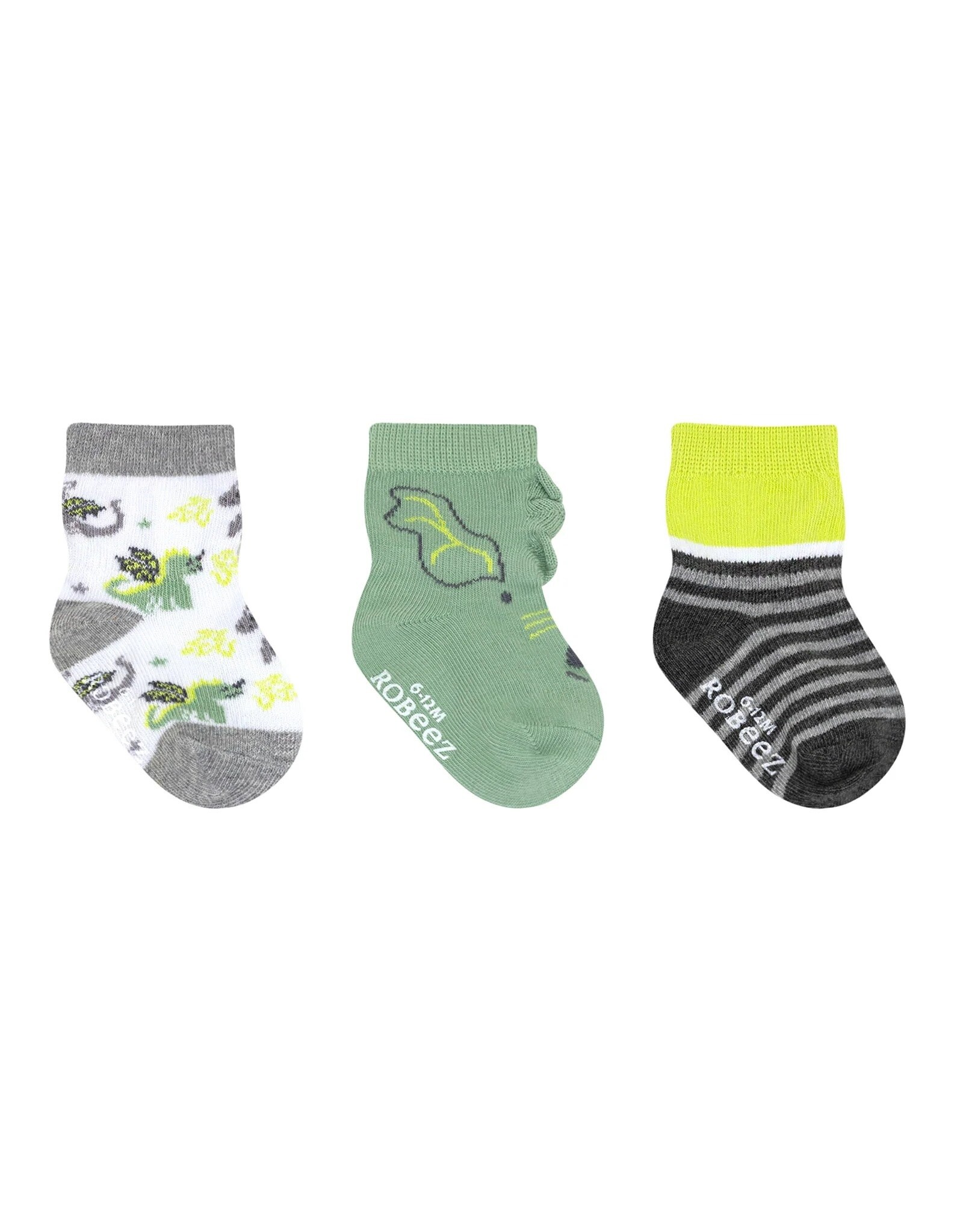 Robeez Dragon Tales 3-Pack Baby Socks