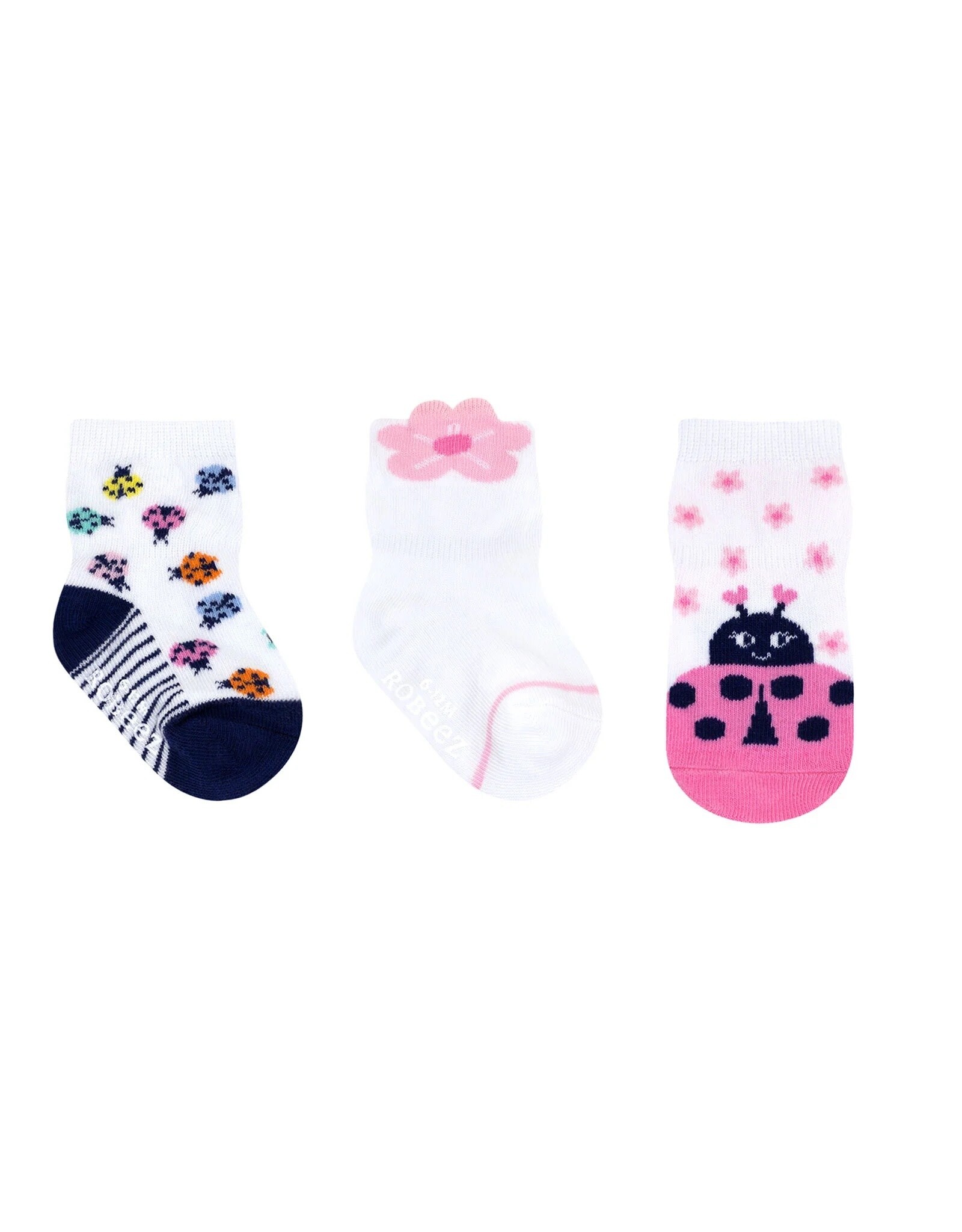 Robeez Little Lady 3-Pack Baby Socks