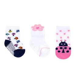 Robeez Little Lady 3-Pack Baby Socks