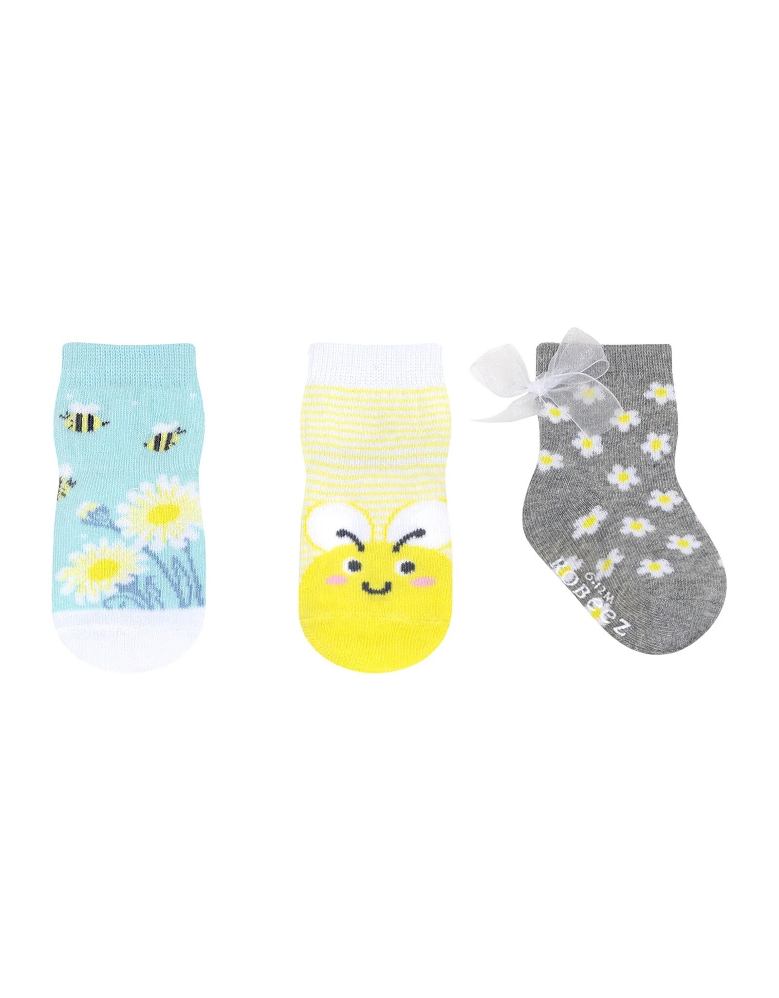 Robeez Busy Bee 3-Pack Baby Socks