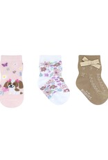 Robeez Bailey The Beagle 3-Pack Baby Socks