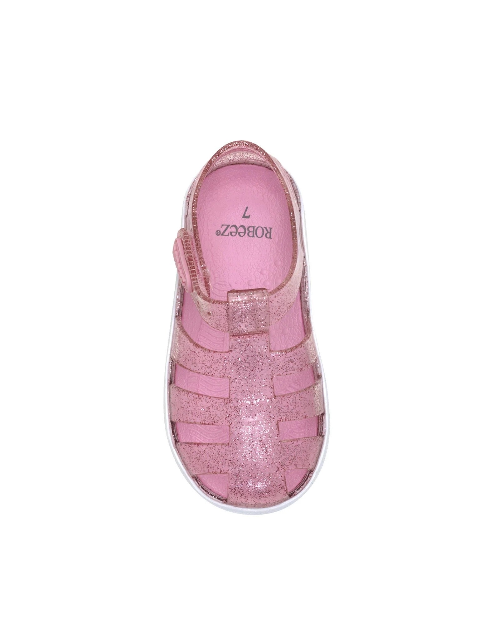 Robeez Pink Elite Glitz Jelly Shoes