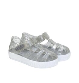 Robeez Silver Elite Glitz Jelly Shoes