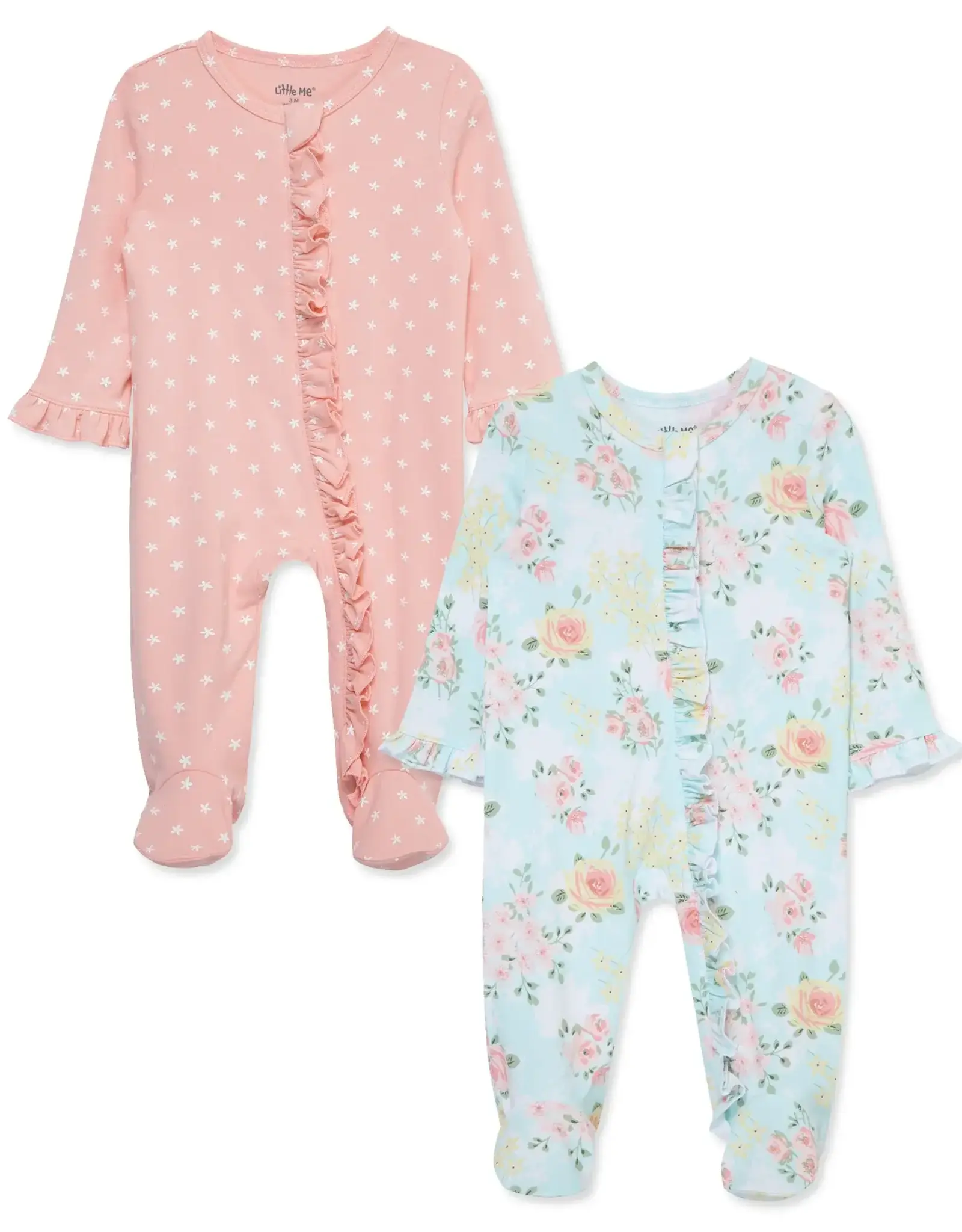 Little Me Rose Meadow Footie