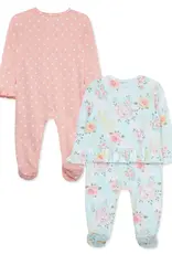 Little Me Rose Meadow Footie