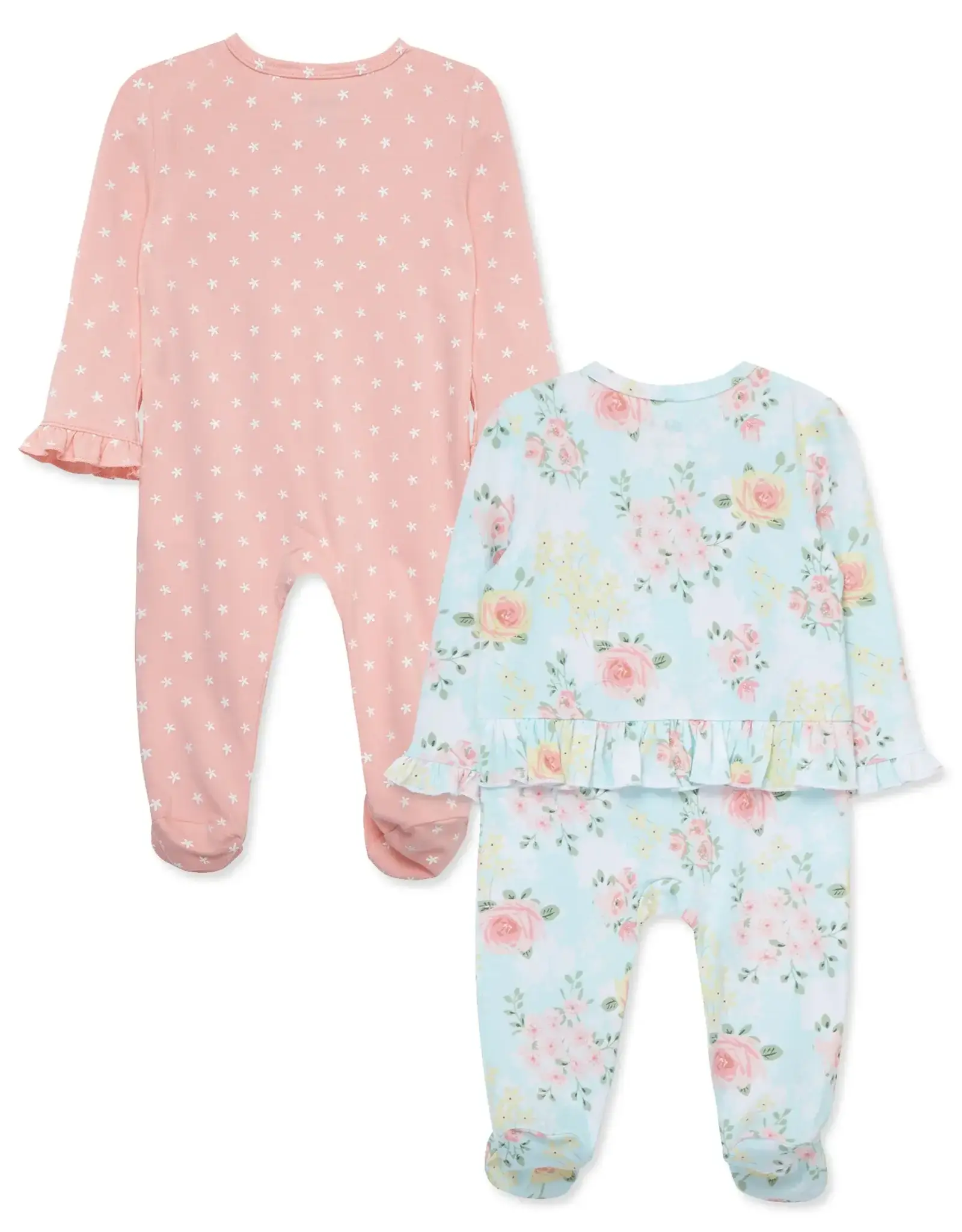 Little Me Rose Meadow Footie