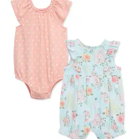Little Me Rose Meadow Romper
