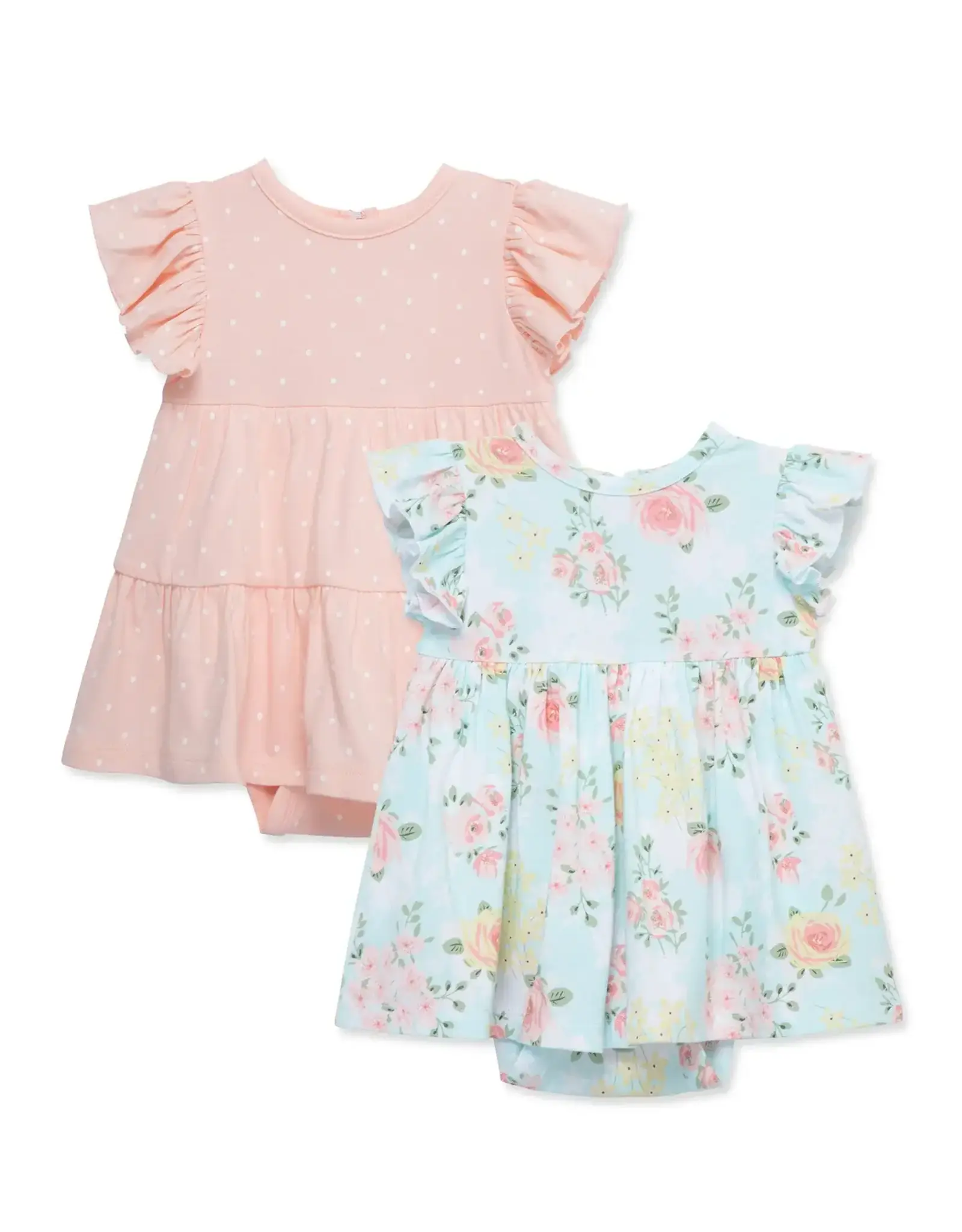 Little Me Rose Meadow Bodysuit Dress