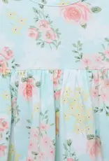 Little Me Rose Meadow Bodysuit Dress