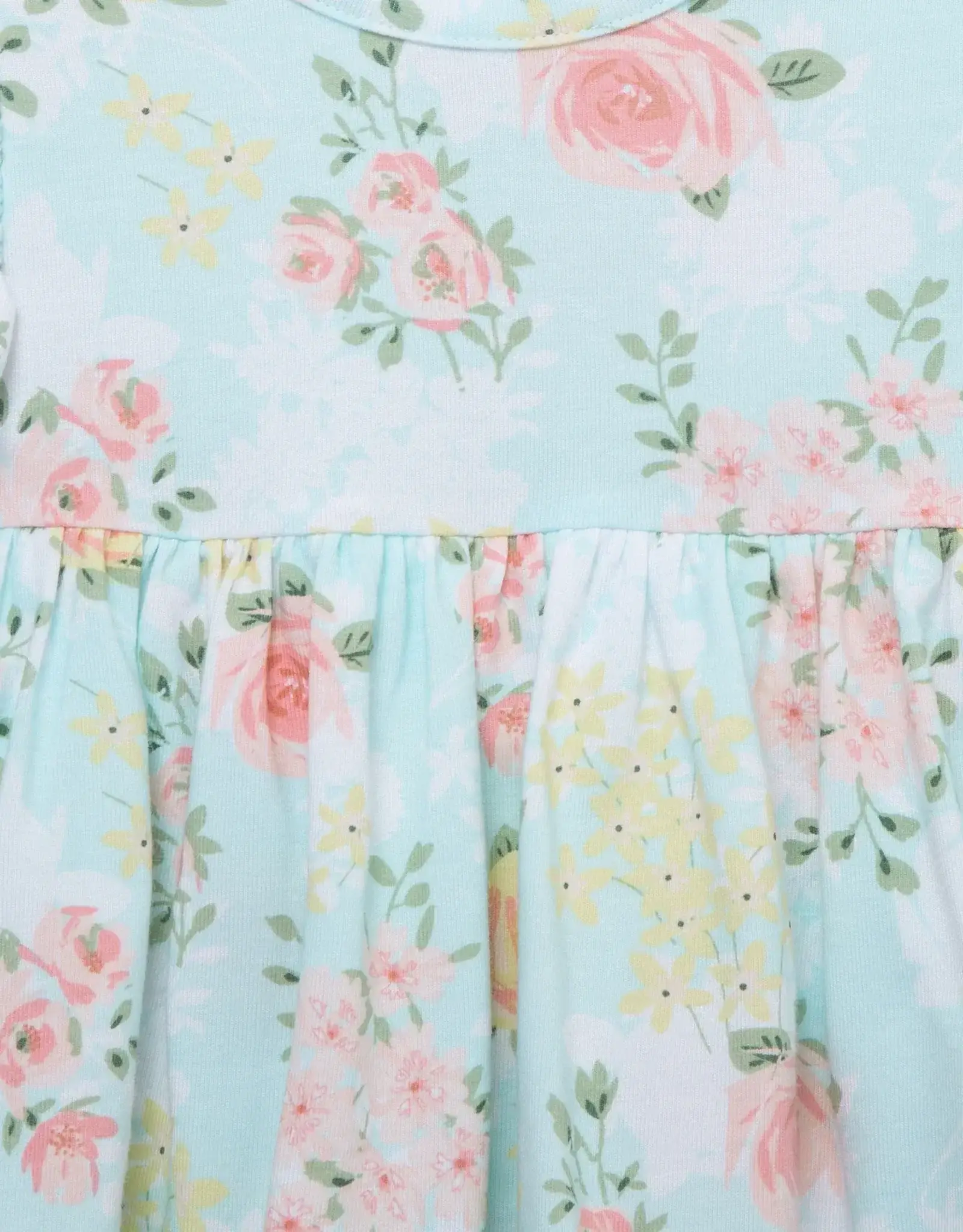Little Me Rose Meadow Bodysuit Dress