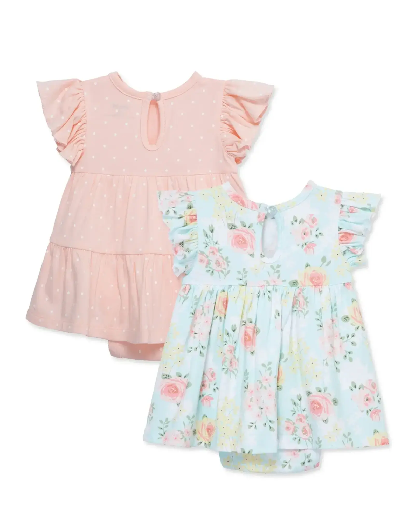 Little Me Rose Meadow Bodysuit Dress