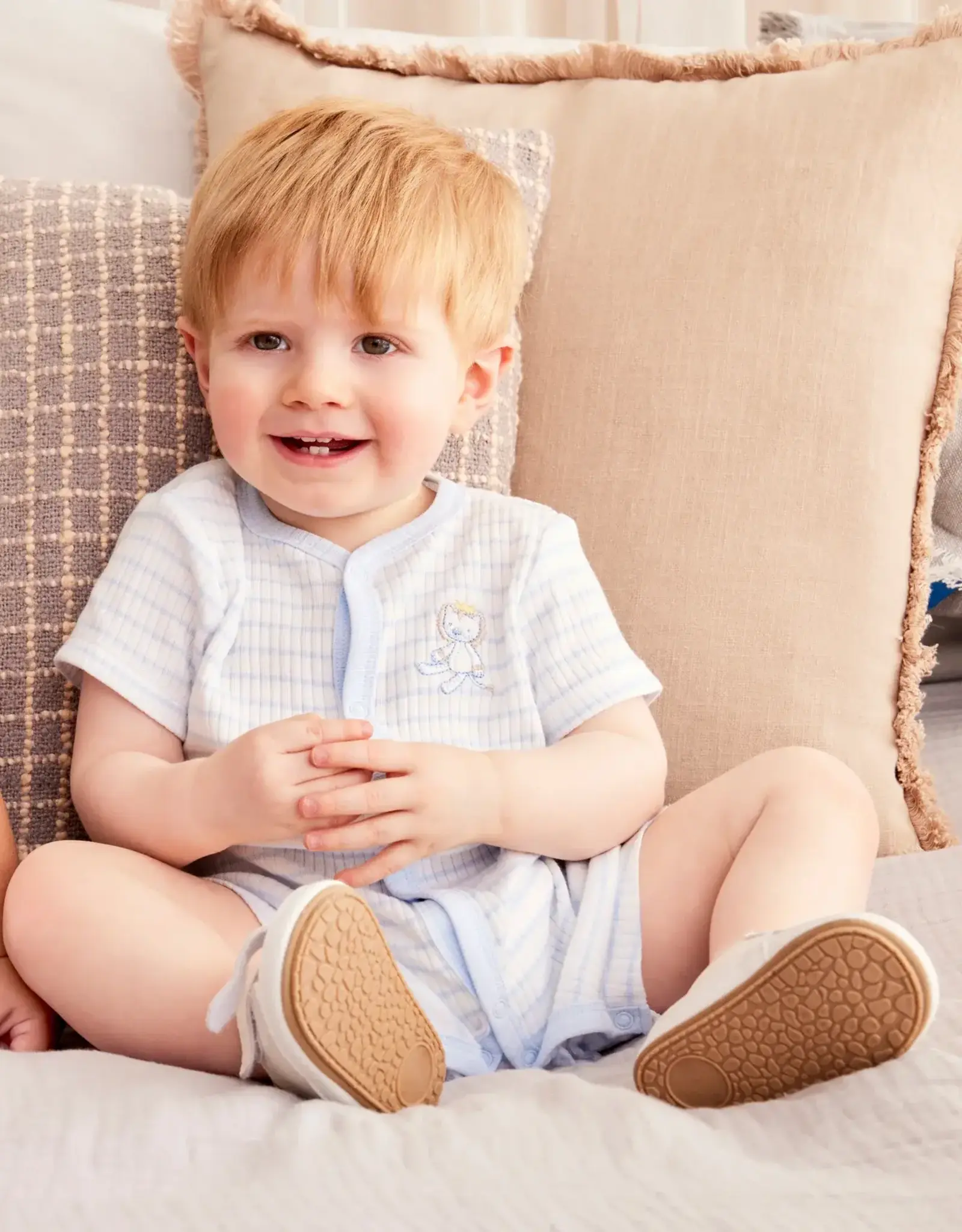 Little Me Snuggly Safari Rompers