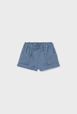 Mayoral Light Blue Shorts with Bow Waist