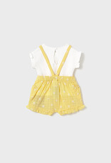 Mayoral Sunny Overall and Shirt Set