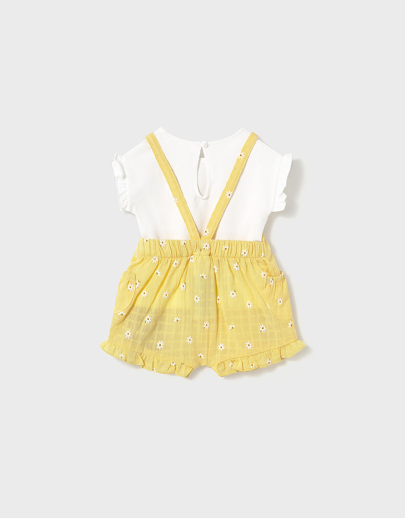 Mayoral Sunny Overall and Shirt Set