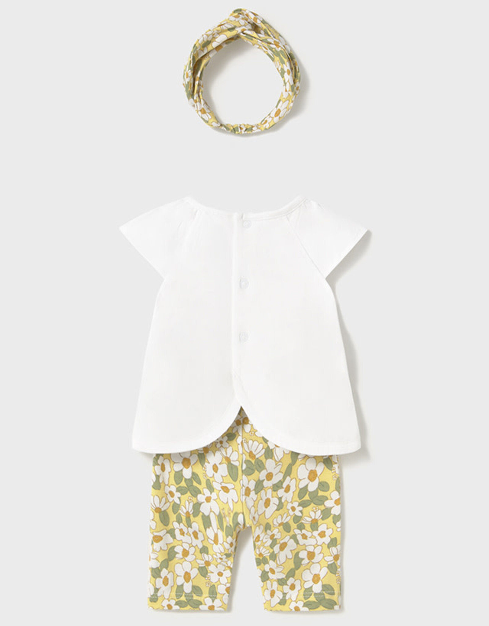 Mayoral Sunny Flower Leggings Set w/headband