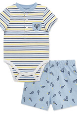 Little Me Tennis Bodysuit & Short Set