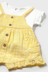 Mayoral Sunny Overall and Shirt Set