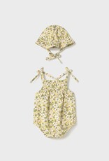 Mayoral Sunny Floral Bodysuit w/Hat
