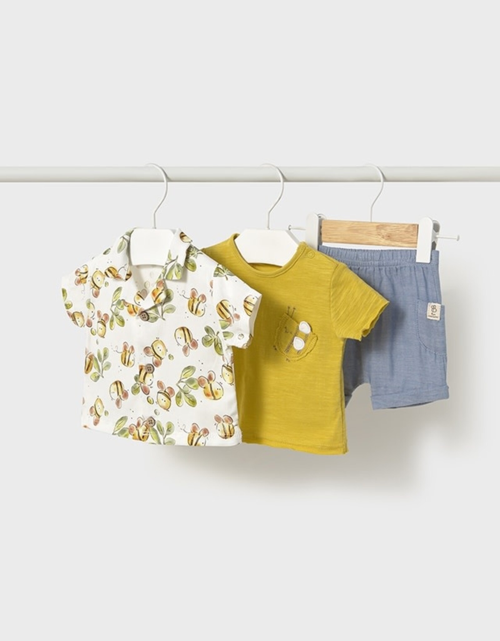 Mayoral Olive Bees 3 Pc Set