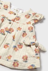 Mayoral Peach Flower Dress