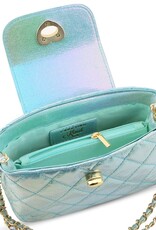 Carrying Kind Paige: Metallic Aqua