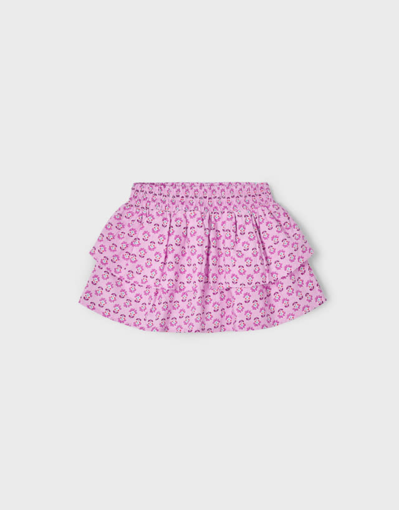 Mayoral Mauve Printed Skirt