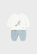 Mayoral Polar Blue Knit Set (4 Pcs)