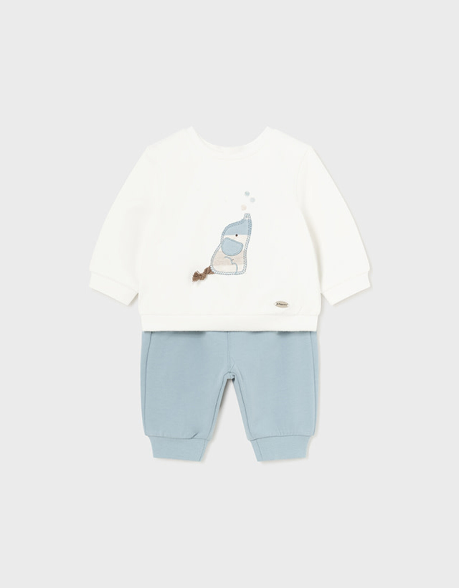 Mayoral Polar Blue Knit Set (4 Pcs)