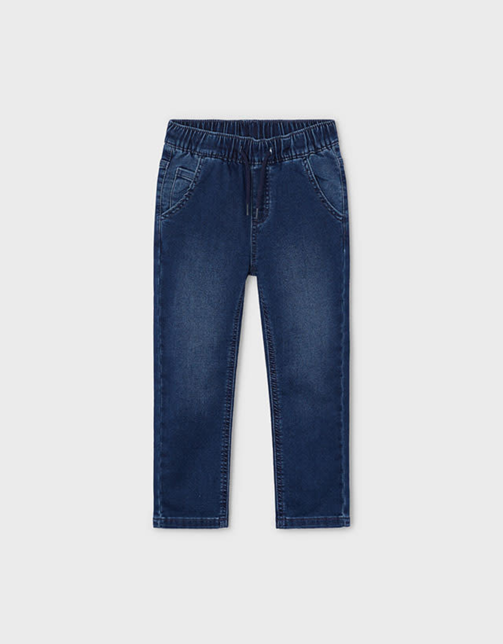 Mayoral Boys Dark Wash Soft Denim Joggers