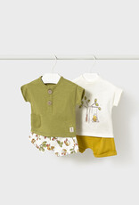 Mayoral Olive Bees Boys Knit set (4 garments)