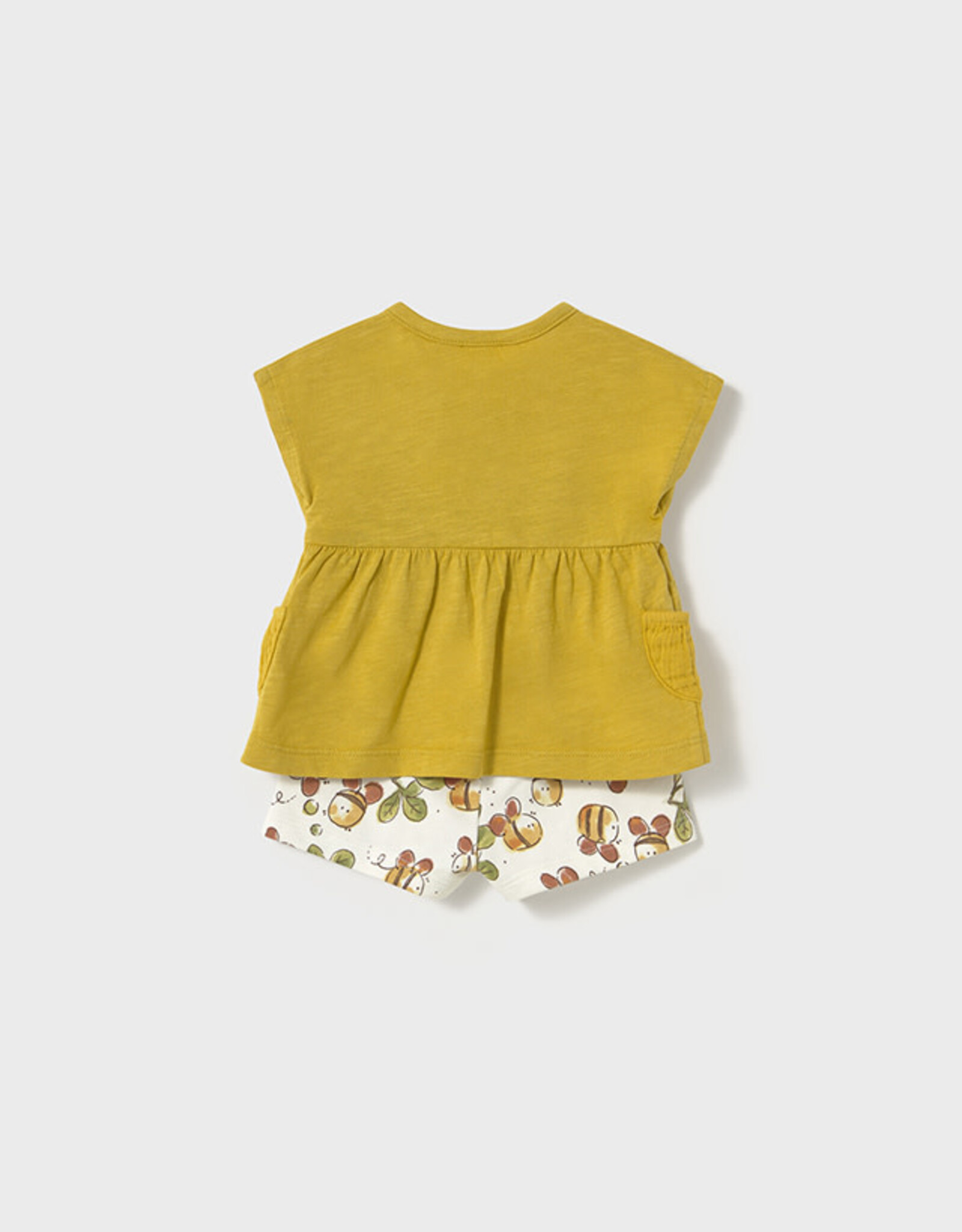 Mayoral Olive Bees Girls Knit set (4 garments)