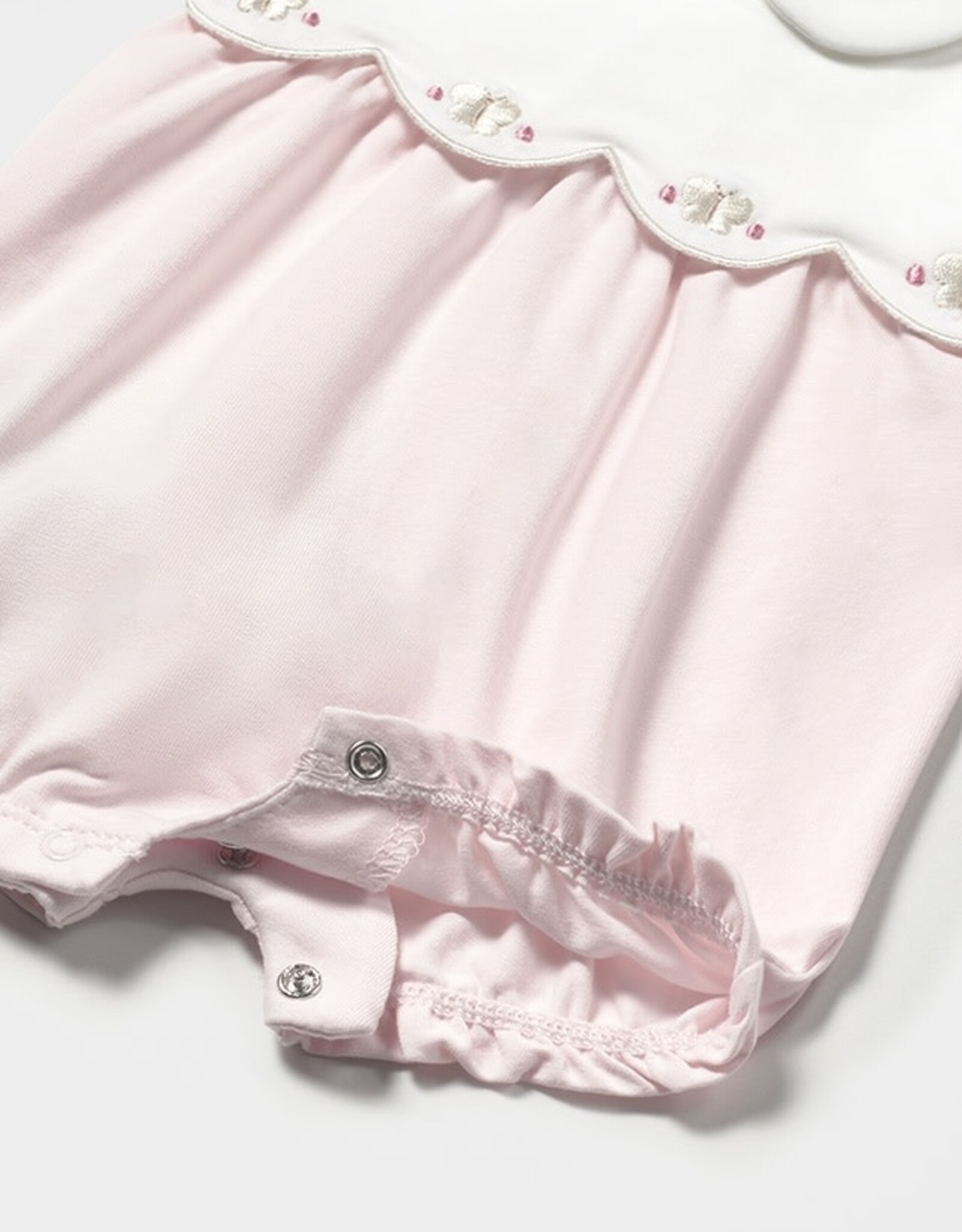 Mayoral Flowers Pink 2 Short bodysuit set