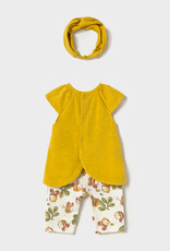 Mayoral Olive Bees Legging Set w/Headband