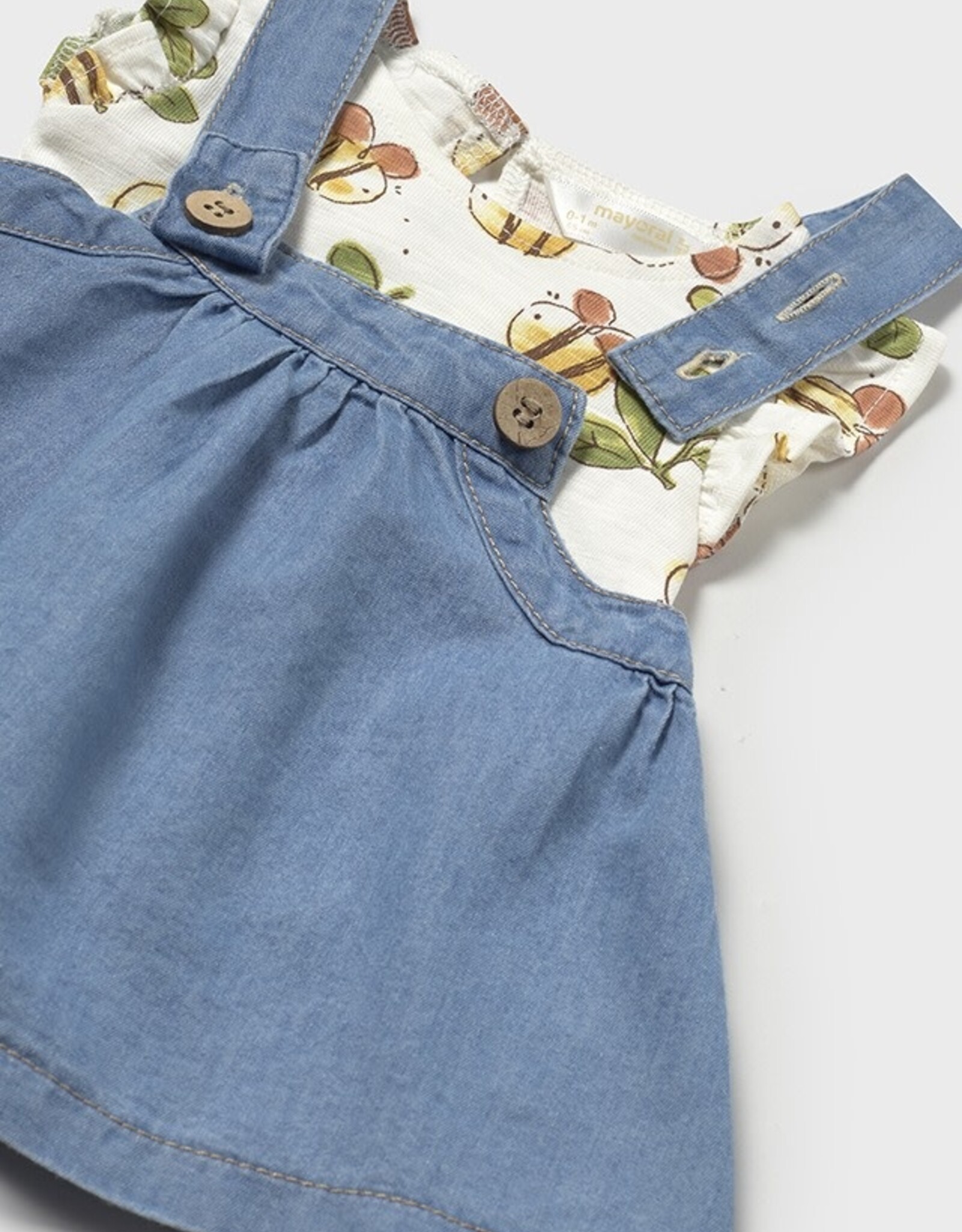 Mayoral Bleach Bees Skirt Set