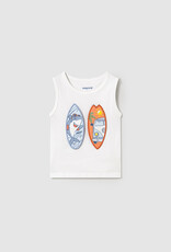 Mayoral White Surf Board Tank