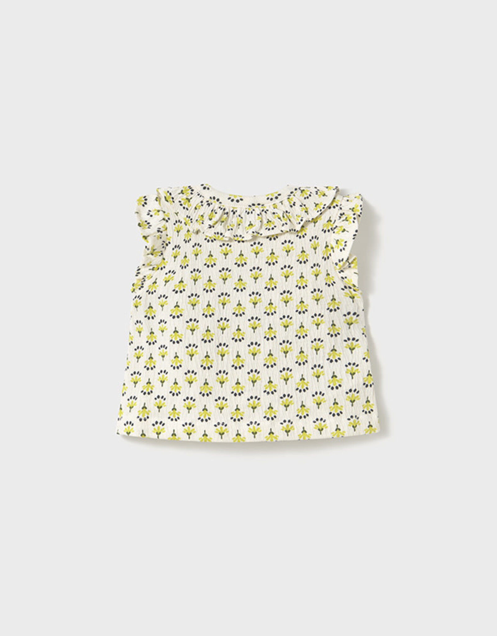 Mayoral Pistachio Floral Tank Blouse