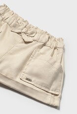 Mayoral Sepia Shorts with Bow Waist