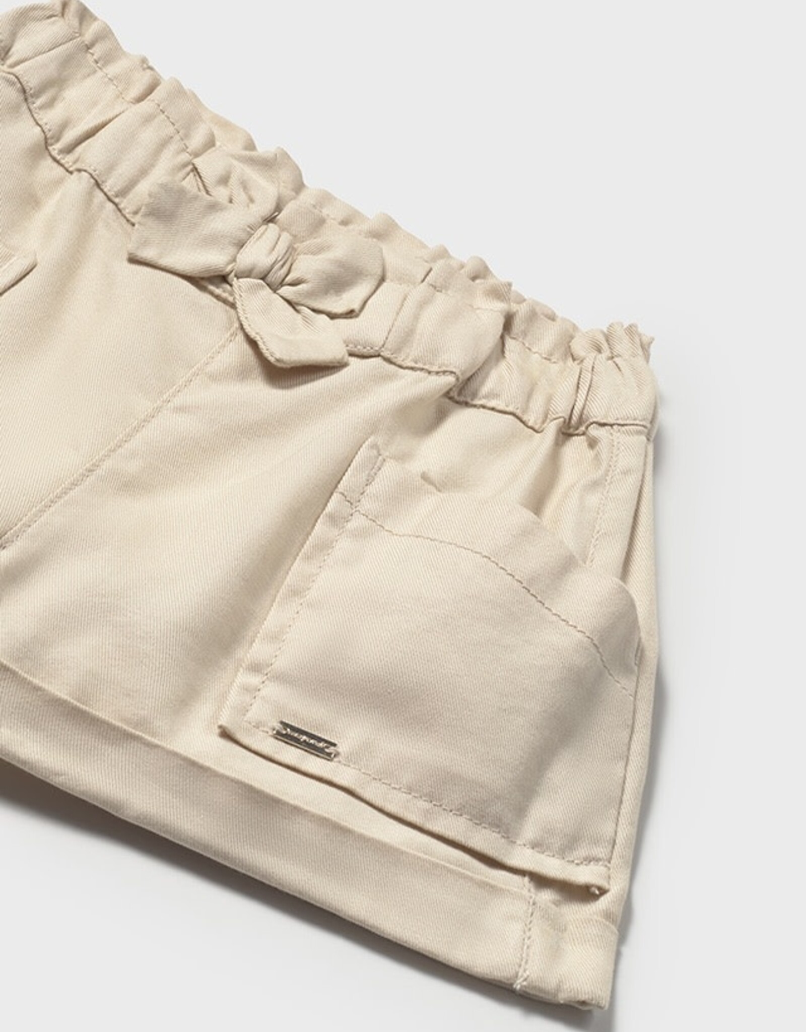 Mayoral Sepia Shorts with Bow Waist