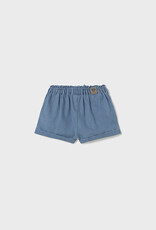 Mayoral Light Blue Shorts with Bow Waist
